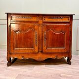 Provençal Buffet In Walnut From Louis XV 18th Century