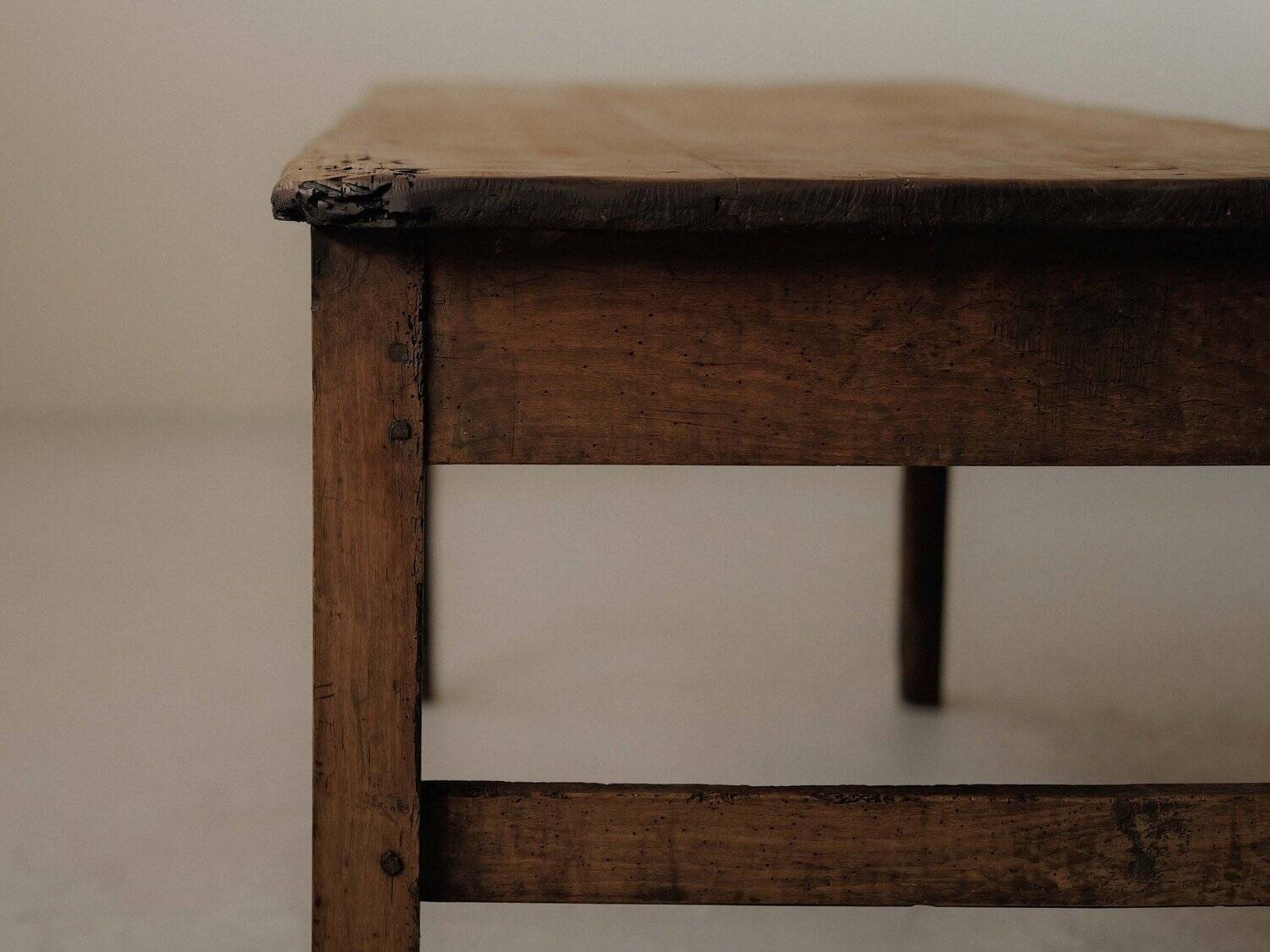 Farm table in solid wood – Auvergne, around 1900