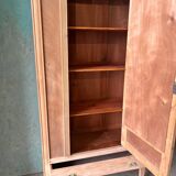 Parisian wardrobe in raw wood