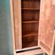 Parisian wardrobe in raw wood