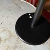 Aluminor desk lamp in white and black lacquered metal, 1960.