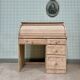 Bureau à rideau vintage, rénové