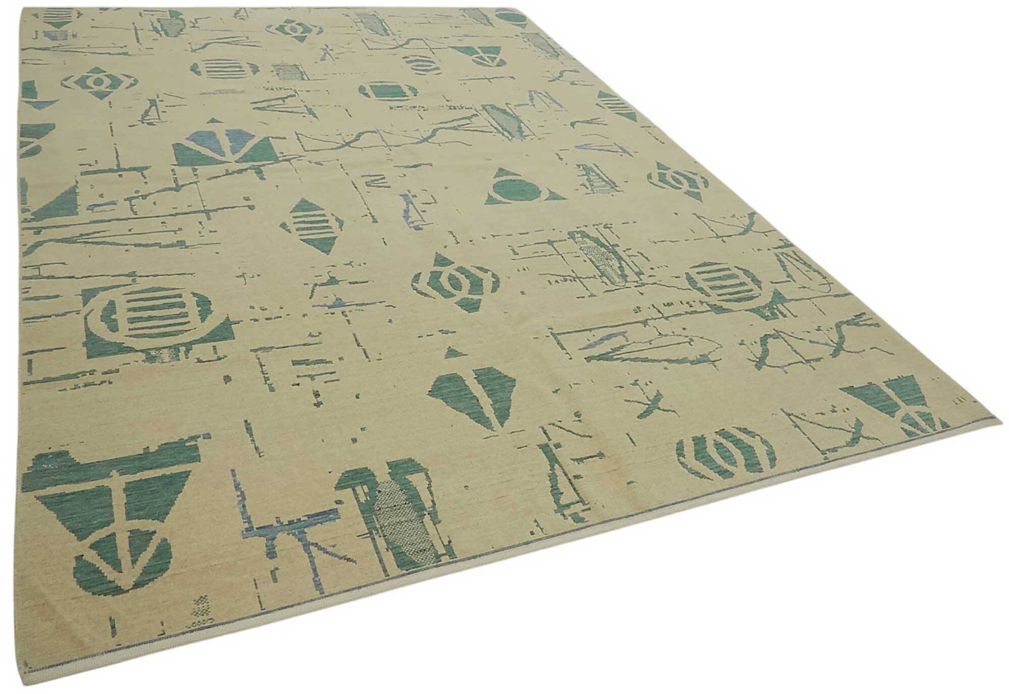 Tapis Oushak turc fait main 250 cm x 354 cm