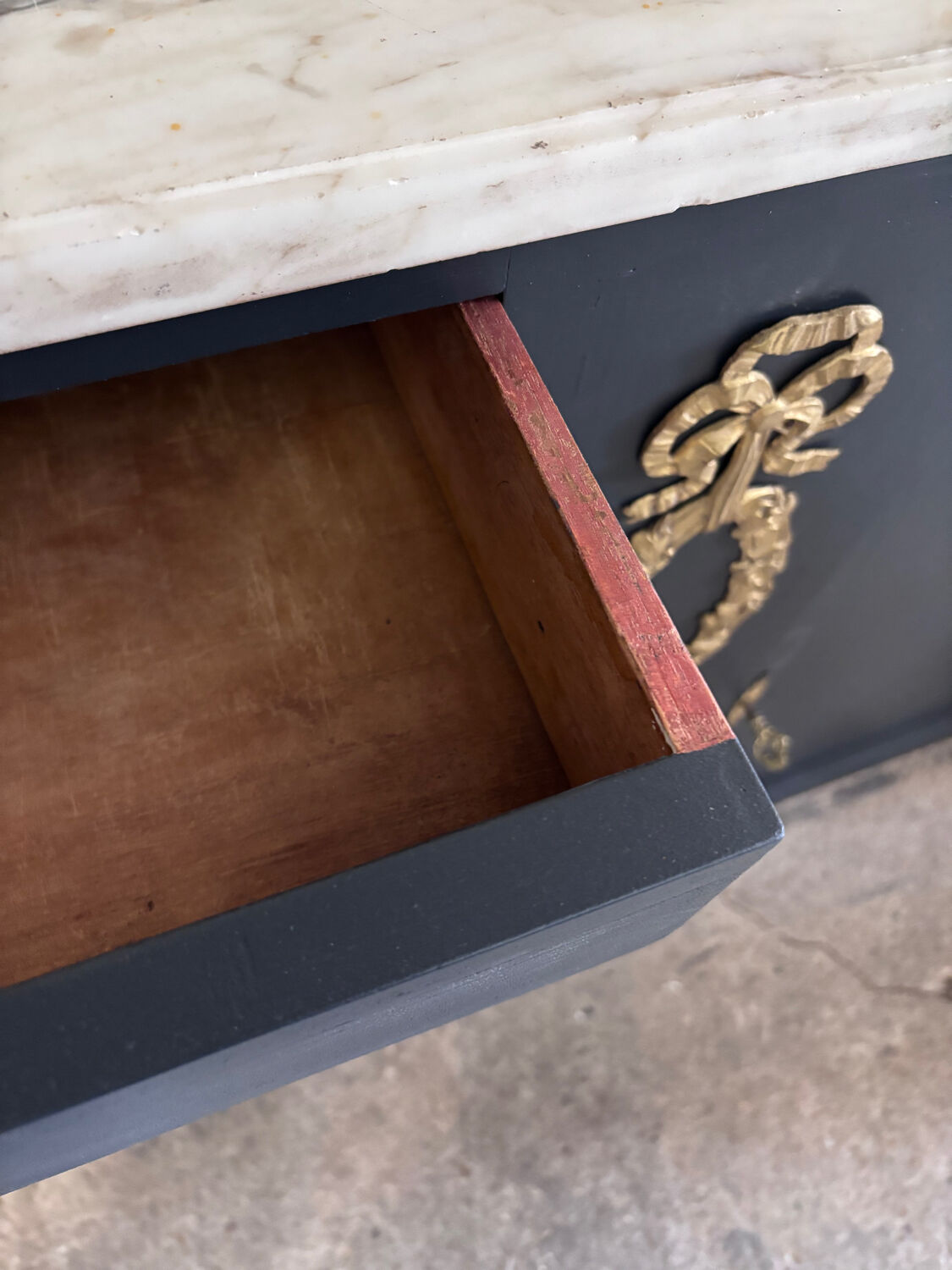 Enfilade ou buffet avec marbre