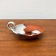 Workshop pottery candlestick from mid-century German with bird motif by Töpferei Bücking Börnsen, 1960s.