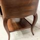 Louis XV style bedside table in solid walnut, 20th century.