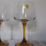 6 verres a pied ambré Luminarc