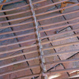 Vintage rattan armchair