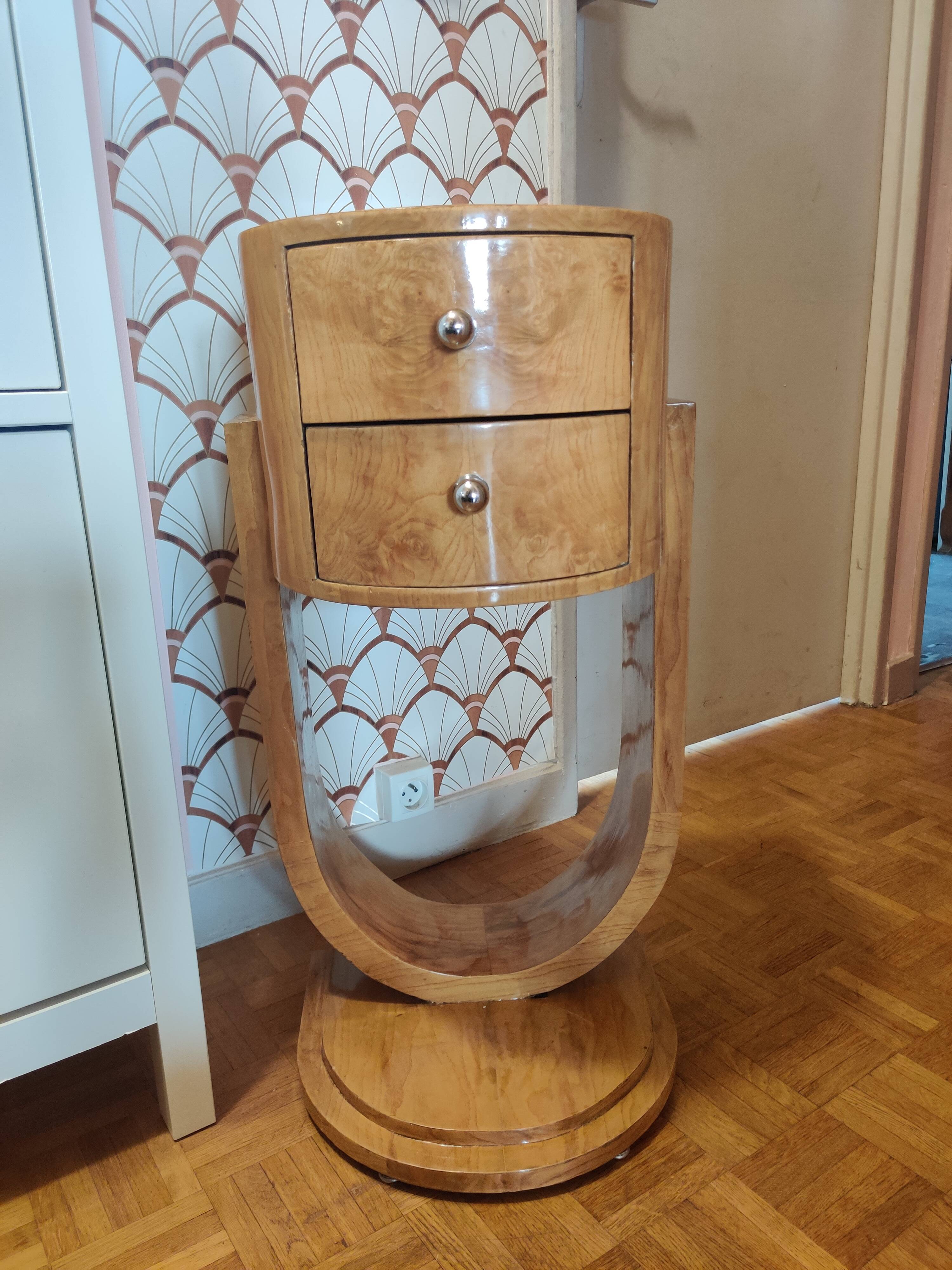 Art Deco bedside table