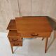 Bureau en bois, pieds compas