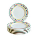 Lot of 6 Italian dessert plates 20cm