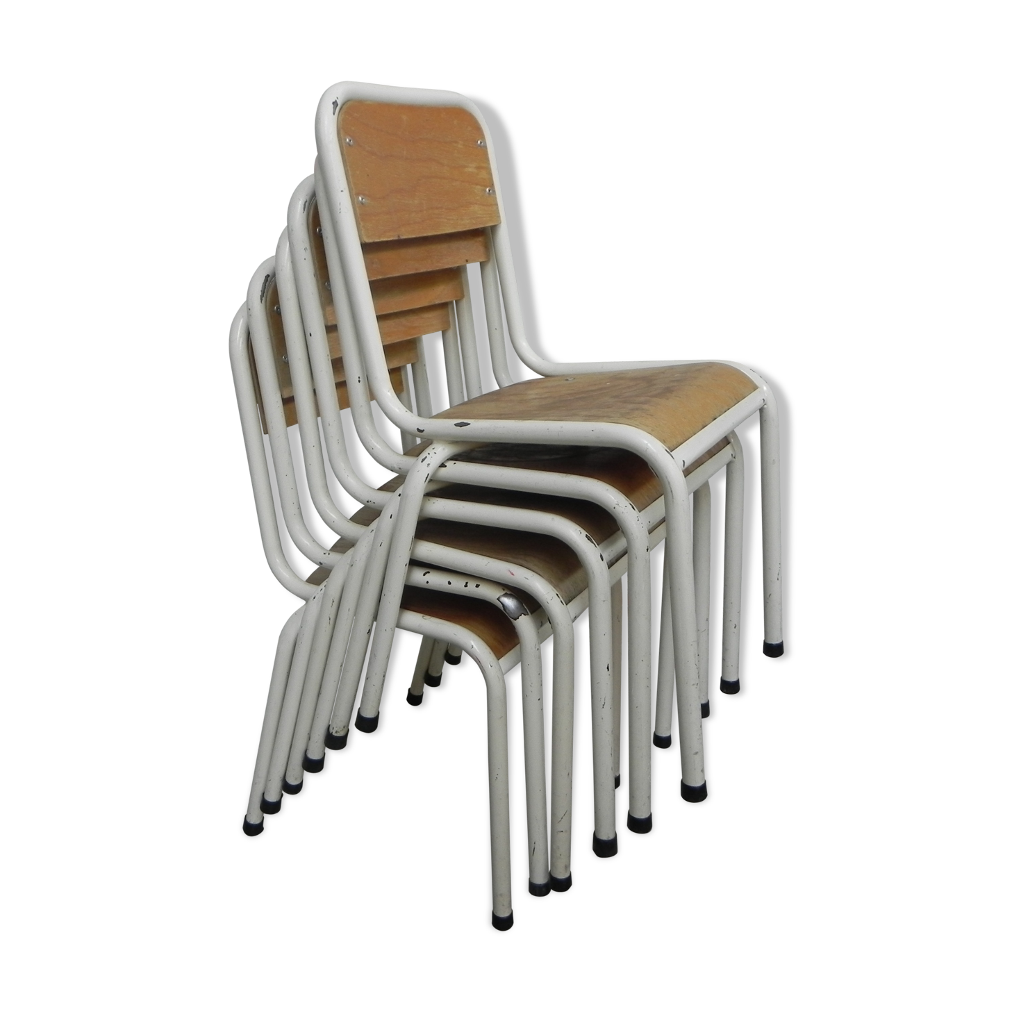 Set of 6 school chairs
