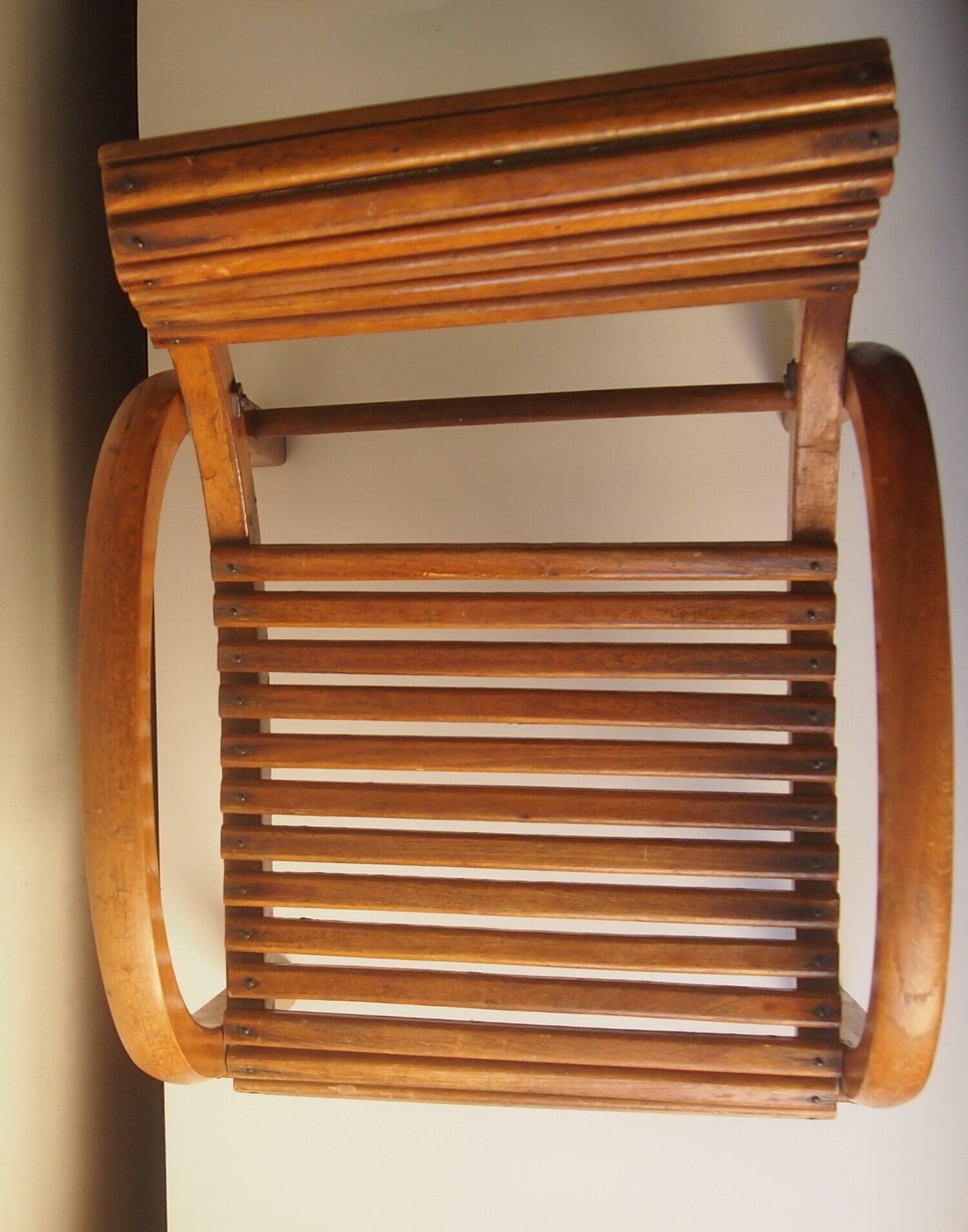 Modernist wooden chair