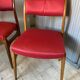 Set of 6 Scandinavian teak chairs from the 1960s