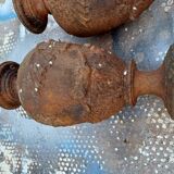 Pair of Cast Iron Fire Pots 1900: Charleville - Mézières