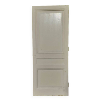 Porte de placard h221xl89,5cm ancienne panneautée, moulurée