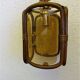 Vintage rattan hanging lamp 60