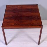 Rectangular Scandinavian coffee table in 1950s rosewood