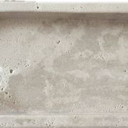 Pocket tray decorative oblong travertine oval tray decorative raw travertine