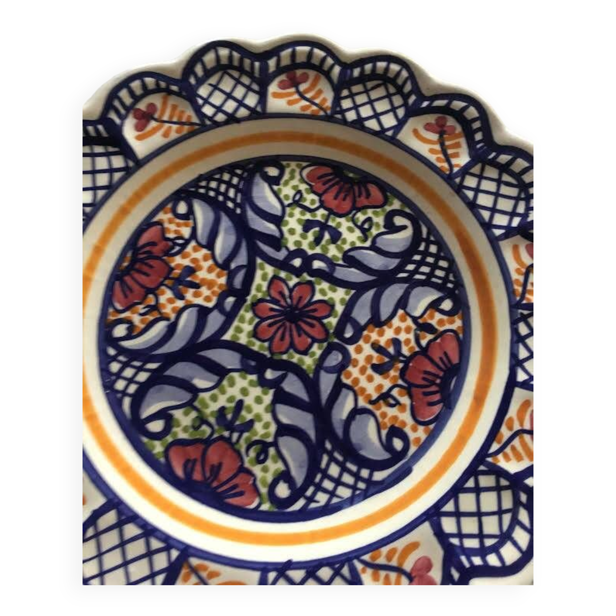 Spanish ceramic decorative plate "pascual zorilla"