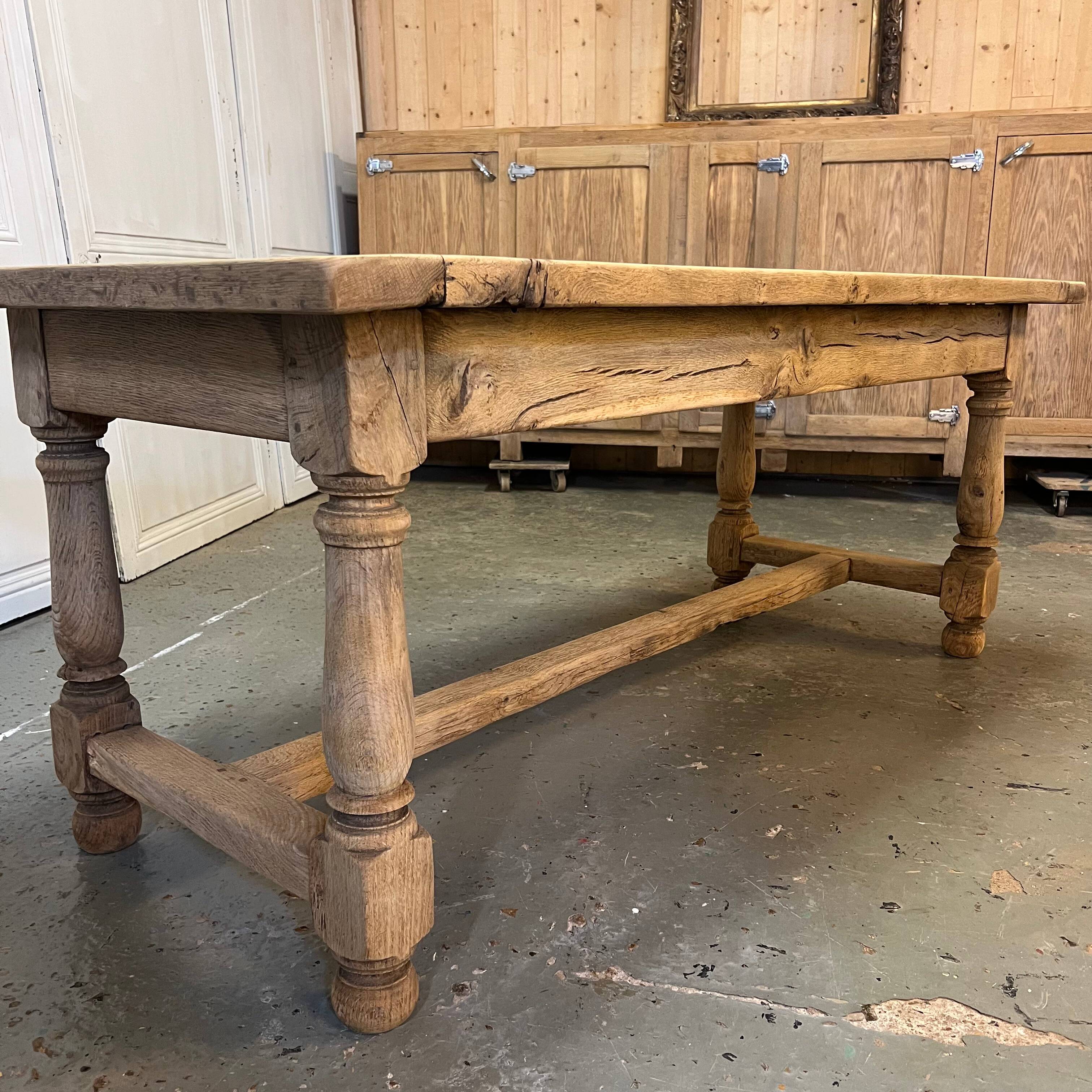 19th-century farmhouse table