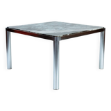 Kho Liang Ie for Artifort dining table marble aluminium, 1970s