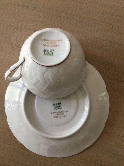 Bernardaud's Limoges porcelain tea service
