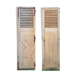 Pair of old wooden shutters