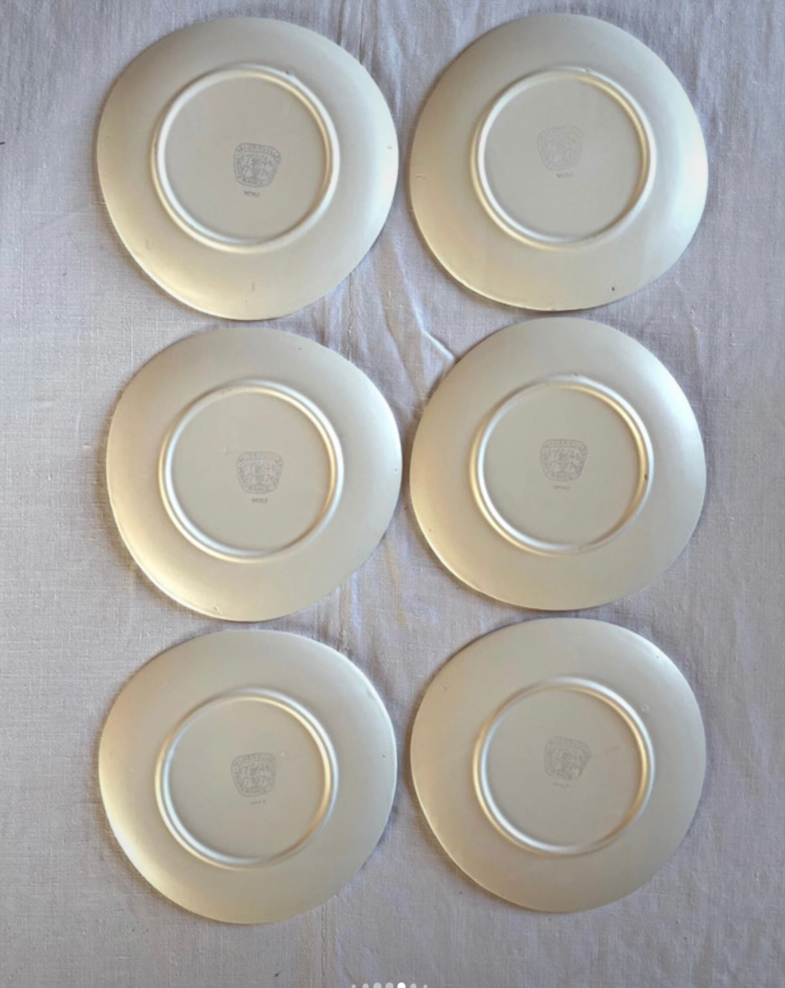 Assiettes à dessert Niderviller « Voile »