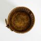 Mid Century Italian Regency Gilt Metal Waste Paper Bin from Li Puma