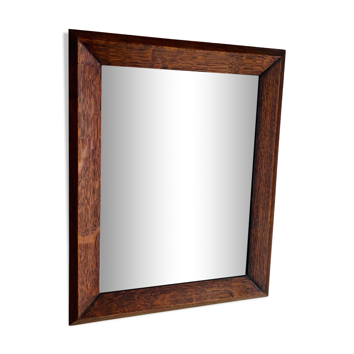 Glazed wood frame