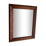 Glazed wood frame