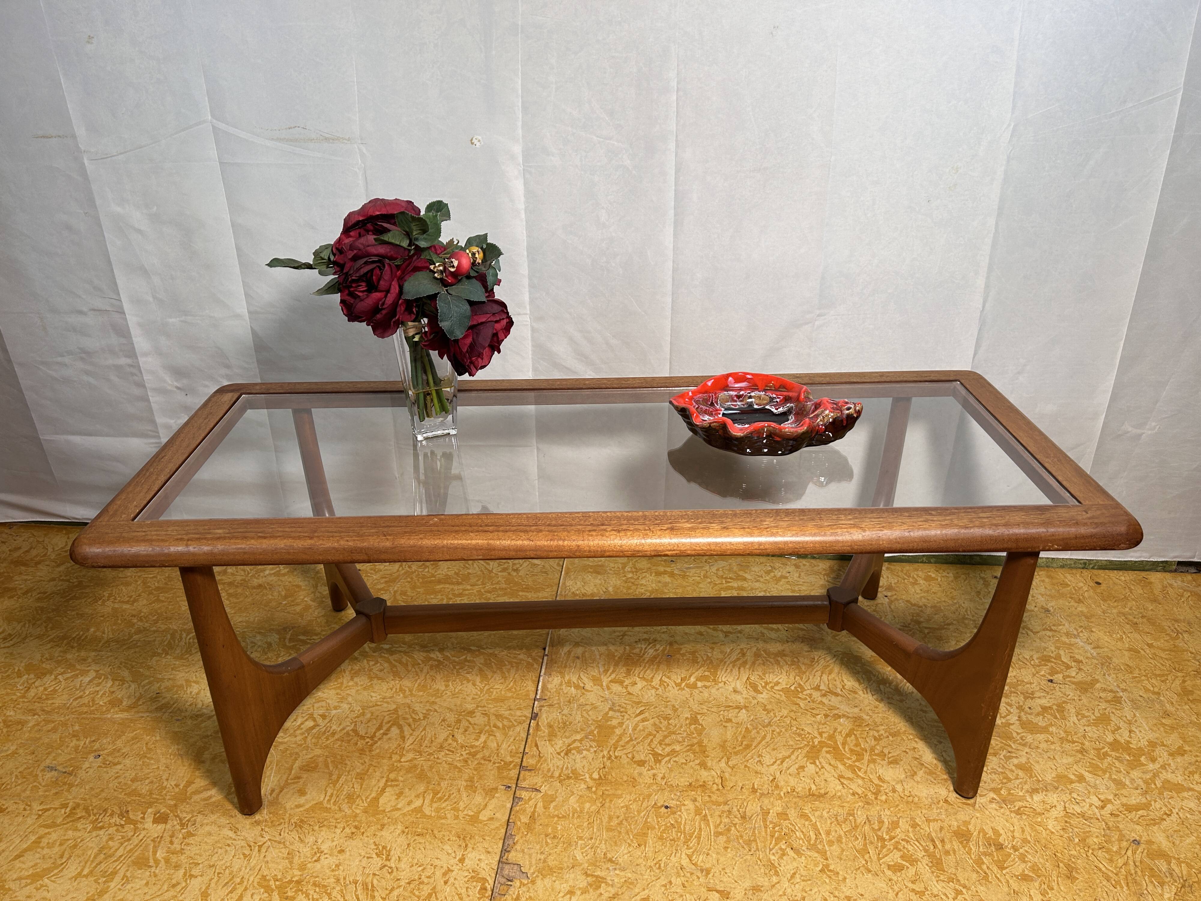 Mid century retro vintage teak coffee table by GPlan 1960