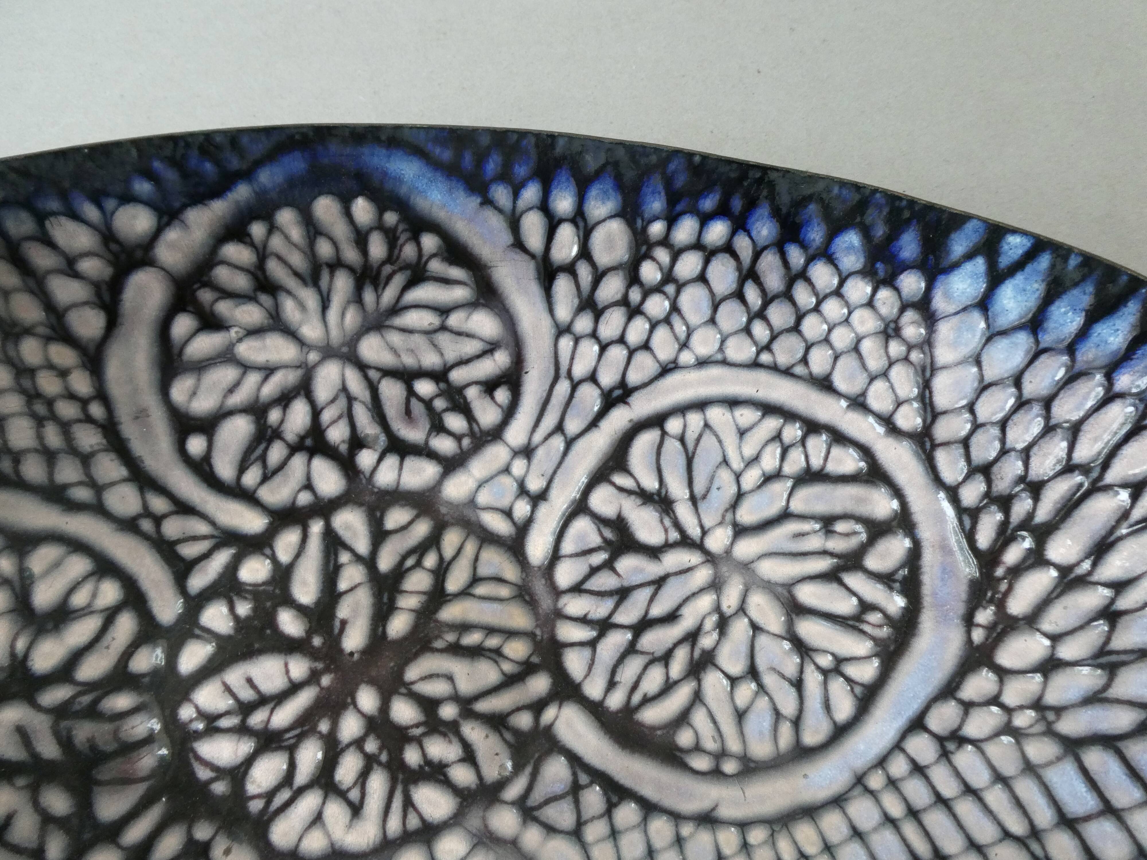 Enamelled copper cup Laurana Rame d'Arte, 60s