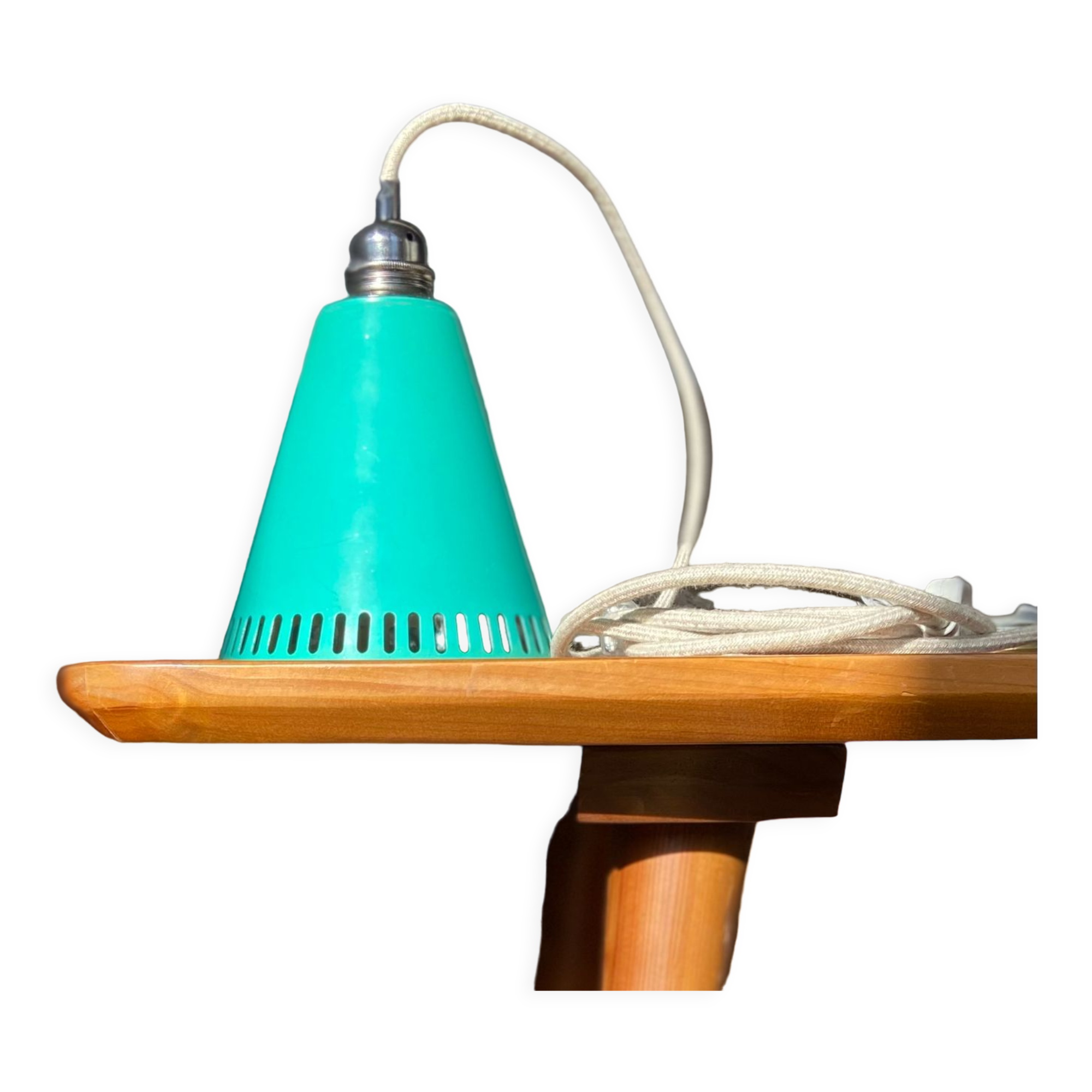 Vintage metal pendant light