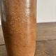 Vintage brown stoneware bottle – Large handled jug