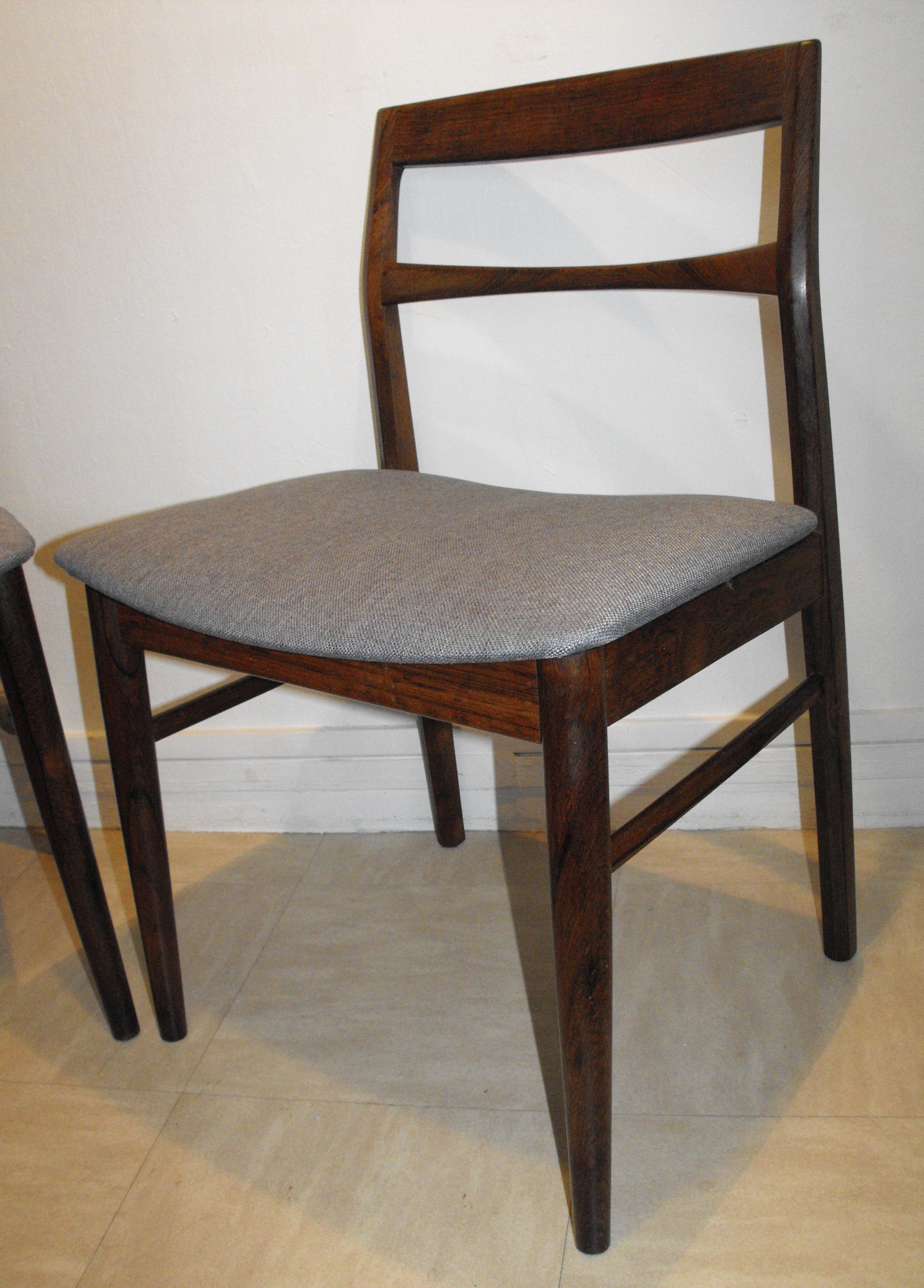 Pair of Scandinavian chairs by Henning Kjaernulf