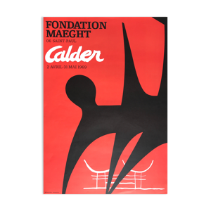 Affiche originale d'Alexander Calder,