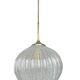 Vintage German DORIA Suspension in Cracked Glass 1960s