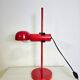 70s Red Table Lamp fully adjustable