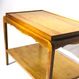 Vintage side table double top oak 1940