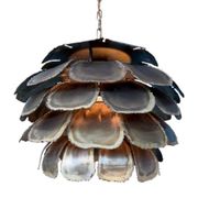 Mid Century Modern Brutalist Artichoke Pendent By Sven Åge Holm Sørens