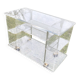 Vintage 1970s Plexiglas rolling serving table