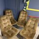 Lot 4 chaises années 70