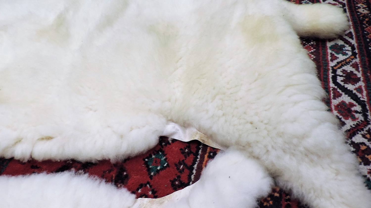 Pair of vintage Sheepskin