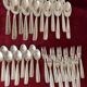 A cutlery set of 81 pieces.