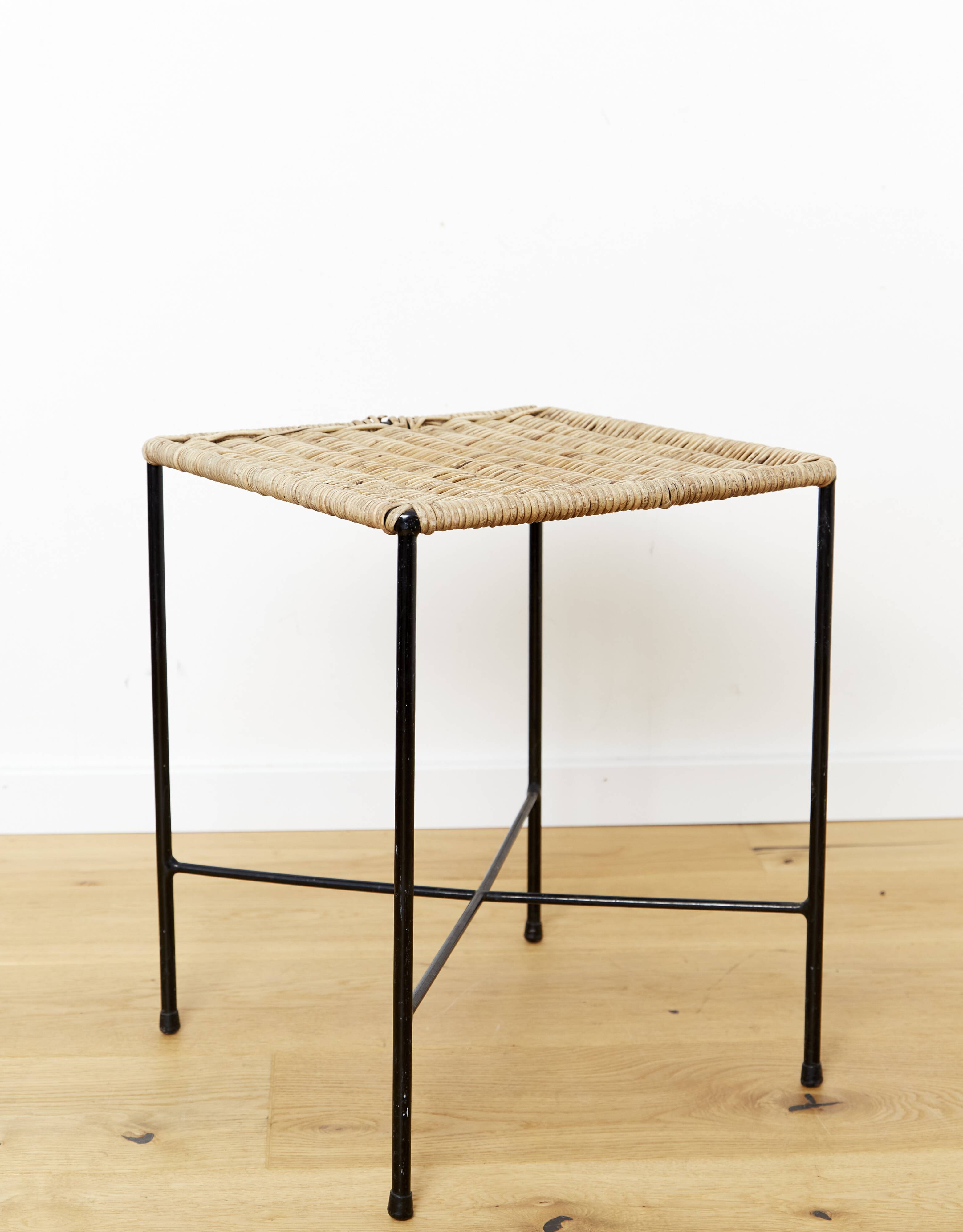 Tabouret / Porte-plante Mid-Century par Drahtwerke Erlau