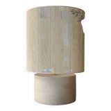 White Stone Table Lamp