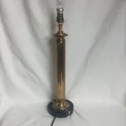 Lamp base in brass and marble - 1970s/1980s