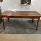 12-person farmhouse table, rustic solid wood 666001
